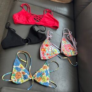 Set of 4 Bikini Tops